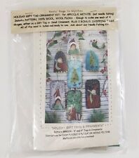 Reets Rags to Stitches Holiday Gift Tags  Ornaments Kit Applique Felt picture