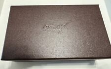 Davidoff Cigar Case Holder Holds 3 Leather Dark Brown  Very good condition   picture