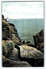 1908 View Of Reef's Chasm Gloucester Boston Massachusetts MA Antique Postcard picture