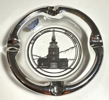 Vintage Ashtray Silver City Glass Co. Sterling On Crystal St Michaels Cathedral picture