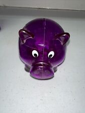 Kansas State University Purple Piggy bank PW plug picture