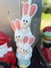vintage stacking rabbit blowmold picture
