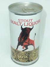 Empty Bottom Opened 12oz Schlitz Stout Malt Liquor Foil Label Test-Can picture