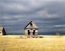 1940 Depression Era ABANDONED North Dakota FARM HOUSE 8.5x11 Borderless Photo picture