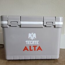 TECATE Alta Promotional Ice Chest Cooler divider tray ice packs gray 12x16 RARE picture