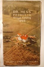 Dr Hess Catalog 1928 Dairy Hogs Poultry Booklet Farm Animals Photos Text picture