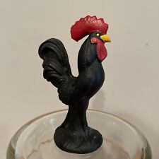 Vintage Cast Iron Rooster about 4 inches tall picture