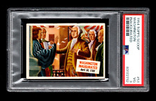 1954 Topps Scoop #51 Washington Inaugurated April 30, 1789 PSA 3 picture