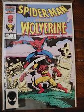 Spider-Man vs. Wolverine #1 1987 KEY: 1st Issue. Death of First Hobgoblin NICE picture