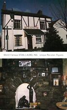 World Famous Birthplace of  Stan Laurel Inn Ulverston England Vintage Postcard picture
