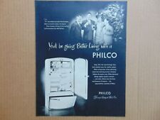 1948 PHILCO REFRIGERATOR Give Better Living For X-mas vintage art print ad  picture