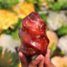 Small 105MM Natural Red Carnelian Stone Quartz Healing Metaphysical Power Flame picture
