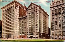 1915 Postcard - A Magnificent Row on Michigan Avenue, Chicago picture