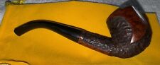 🇨🇦 Vintage Brigham 3-Dot Partial Rusticated Bent 323 Billiard Pipe Canada Made picture