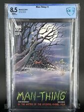 MAN-THING #1 CBCS 8.5 white pages Cover by KYLE HOTZ  MARVEL MK picture