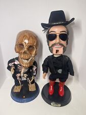 Gemmy Halloween Big Head Skeleton Custom And Pop Culture Hank Williams READ DESC picture