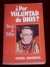 POPE JOHN PAUL I Death Research BOOK - Albino Luciani - David Yallop picture