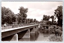 RPPC Postcard The Main Bridge Schweinfurt Germany picture