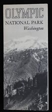 OLYMPIC NP 1954-VINTAGE NATIONAL PARKS/MONUMENTS BROCHURES, GUIDES 1929-1979 picture
