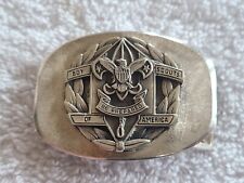 1994 Sterling Silver Chief Scout Executive Winners Circle Belt Buckle BSA 75g picture