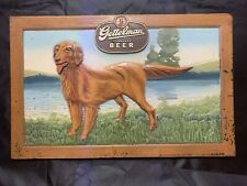 Rare Vintage 1950s Gettelman Beer Retriever Hunting Dog Advertising Sign picture
