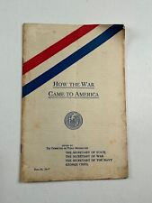 Patriotic WWI How the War Came to America June 15, 1917 picture