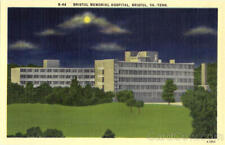 Bristol Memorial Hospital,VA Virginia Asheville Post Card Co. Linen Postcard picture