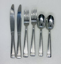 Oneida Modern Stainless Steel Large  Dinner Spoon, Fork, Knife Set USA 30 picture