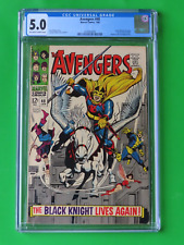 Avengers #48 (1968 Silver Age) - CGC 5.0 - 1st Dane Whitman as Black Knight picture