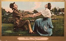 1909 Humorous Army Picture Postcard~