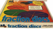 90’s Vintage Fraction Discs Media Materials 1996 Home Schooling School Teacher. picture