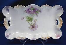 R S PRUSSIA LOVELY HANDLED TRAY 6.5