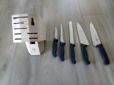 Victorinox Swiss Army 6 Piece Block Knife Set Pro Fibrox Collection picture