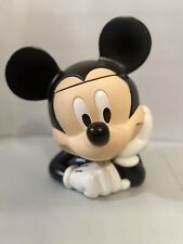 Vintage Mickey Mouse Plastic Cookie Jar/Container By Applause 11” Tall Disney picture