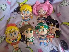 Complete set of Vintage Yutaka Inflatable Sailor Moon R Air Mascot Vinyl Dolls picture