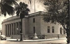 SARASOTA, FL, POST OFFICE original real photo postcard rppc FLORIDA 1940s picture