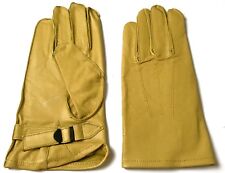  WWII US ARMY SHERMAN TANK TANKER LEATHER WORK GLOVES-SIZE XLARGE picture