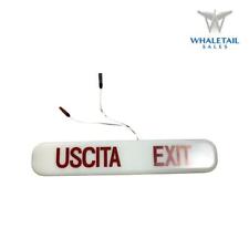 737 Exit Sign Italian/English picture