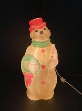 Vintage Empire Plastic Snowman Blow Mold Christmas 13