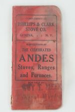 Antique Phillips & Clark Stove Company, Geneva NY Advertising Notebook picture