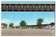 c1950's Hill Top Motel Roadside Cars Woodward Oklahoma OK Vintage Postcard picture