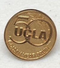VINTAGE UCLA 50 YEARS GOLDEN YEAR BRUIN GOLD ANNIVERSARY PIN LOS ANGELES Rare picture