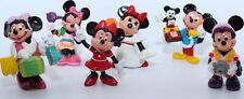 Vintage Walt Disney Applause Mickey & Minnie Mouse Action Figure Figurine Lot 6 picture