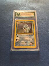 Giovanni's Gyarados 1st Edition 5/132 Gym Challenge Pokemon GRAAD 7 no psa eng picture