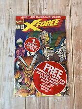 X-FORCE #1 Comic Book Sealed In Bag trading card, Deadpool Domino Cable picture
