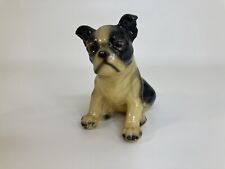 Vintage Morten’s Studio “Boston Terrier” Plaster Ceramic Dog Figurine 1930-50s picture