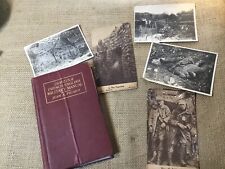 ORIGINAL WWI FRENCH ENGLISH MILITARY GUIDE BOOK PLUS PHOTOS - 1917 picture