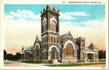 1930'S. PRESBYTERIAN CHURCH. EUSTIS, FL. POSTCARD. PL11 picture