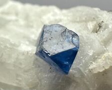 98 Ct. Extremely Rare Top Blue Spinel Small Crystal On Matrix From Hunza @Pak picture