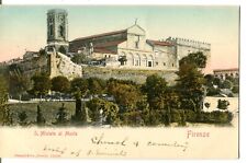 Italy Firenze - San Miniato al Monte old postcard picture